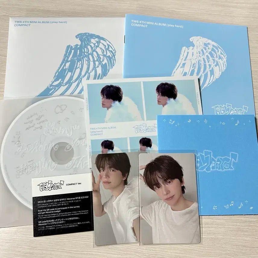 투어스 플레이하드 컴팩트반 신유 포카 풀세트 오버드라이브앨범양도