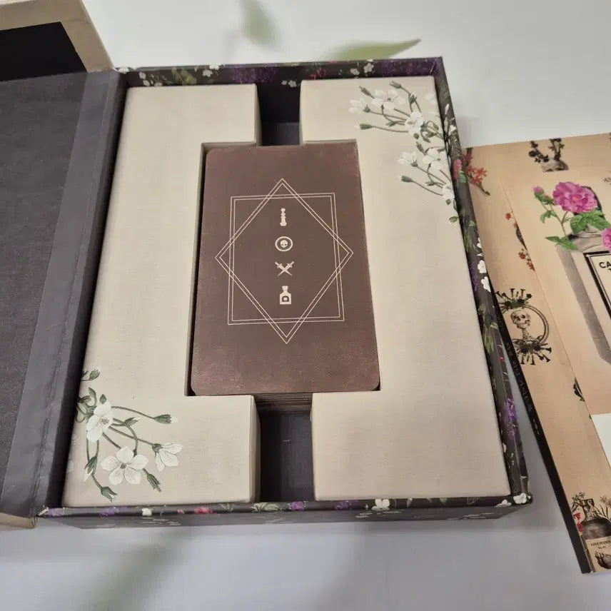 [BUNJANG] Antique Tarot Full Set / [새제품] 앤티크 타로 풀세트 다이어리+스프레드천+주머니+스티커+에코백