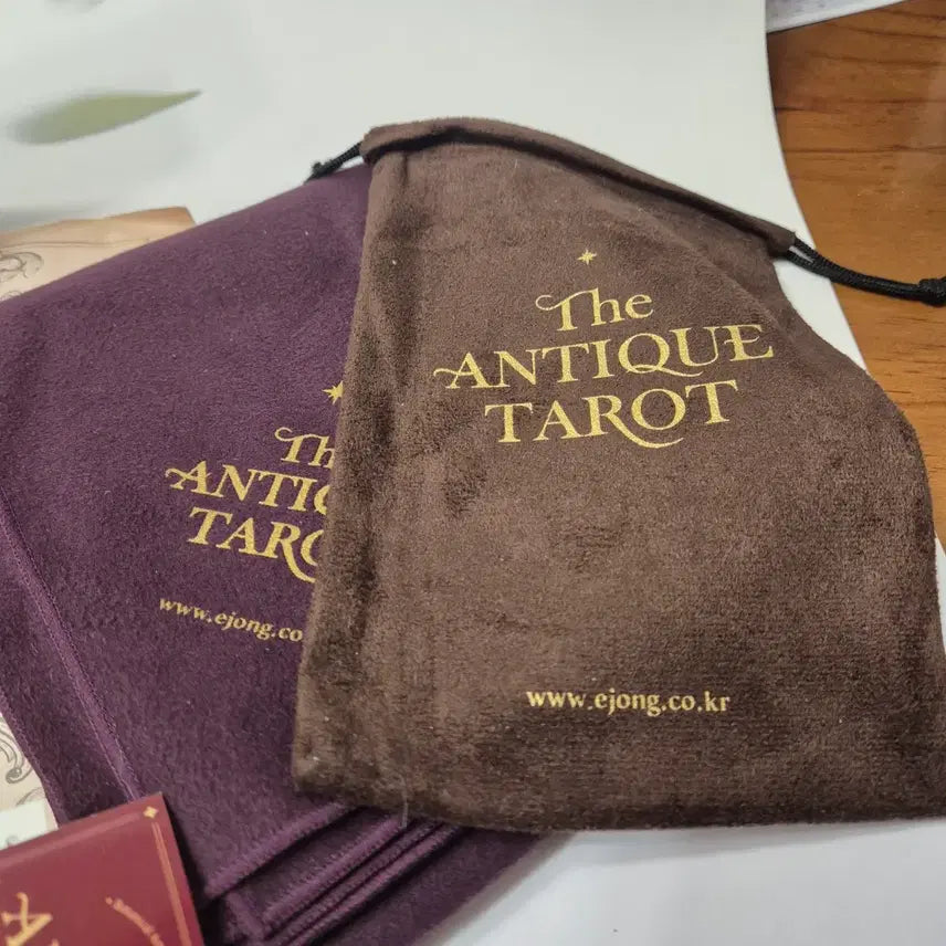 [BUNJANG] Antique Tarot Full Set / [새제품] 앤티크 타로 풀세트 다이어리+스프레드천+주머니+스티커+에코백