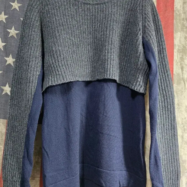 [BUNJANG] Acne Studios Layered Knit Sweater S Size / 아크네 스튜디오 레이어드 니트 S사이즈.택포