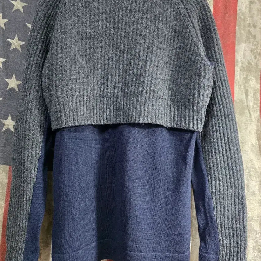 [BUNJANG] Acne Studios Layered Knit Sweater S Size / 아크네 스튜디오 레이어드 니트 S사이즈.택포