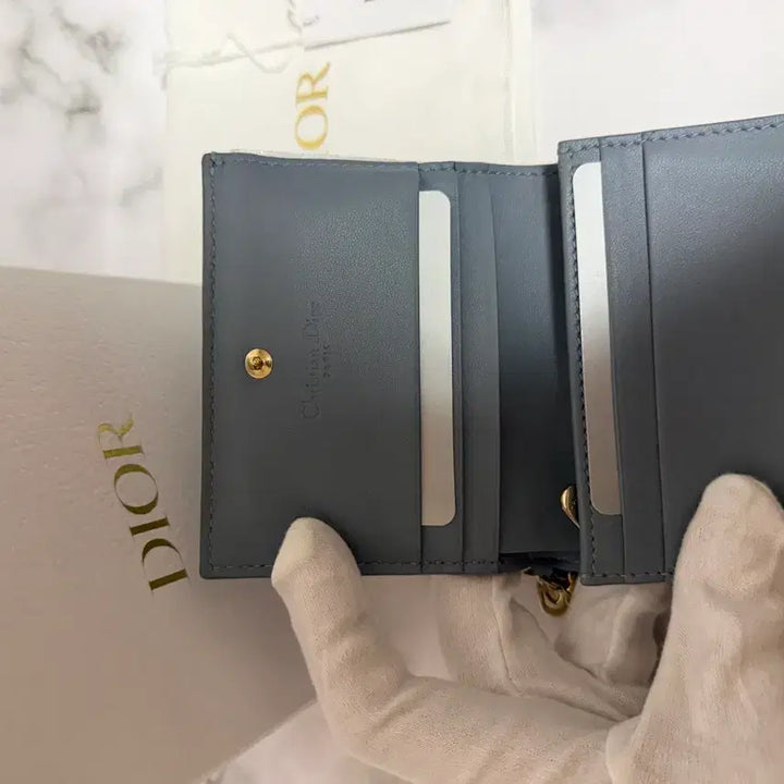 [SOLD OUT] [정품/os]디올 레이디 까나쥬 페이던트 반지갑