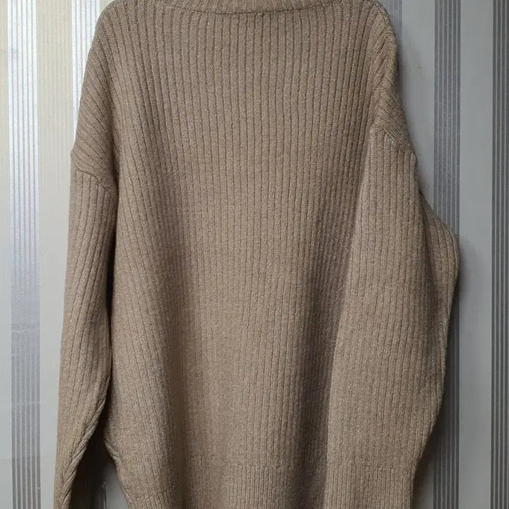 [BUNJANG] Naning9 Knit Top (Light Beige) / 난닝구 니트(새상품)