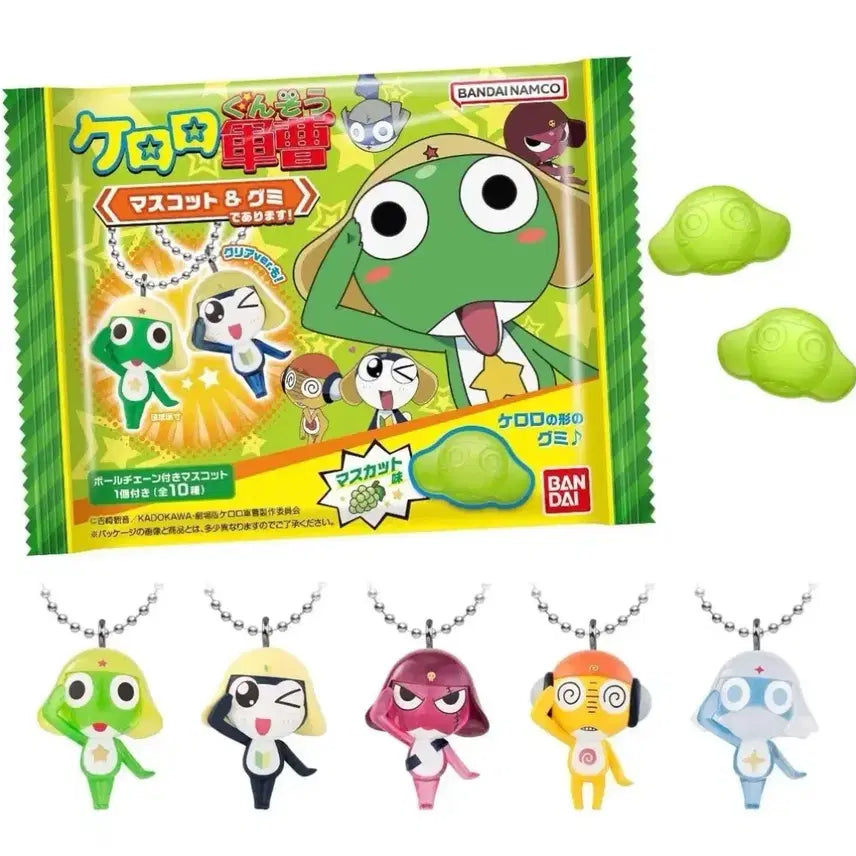 [BUNJANG] Keroro Kururu Gummy Figure / 케로로 구미 식완(투명 쿠루루2)