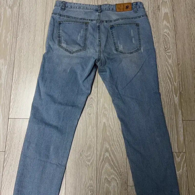 [BUNJANG] Denim Jeans L Size Pants / 청바지.긴바지.L사이즈.데님.바지.찢청.워싱바지.팬츠