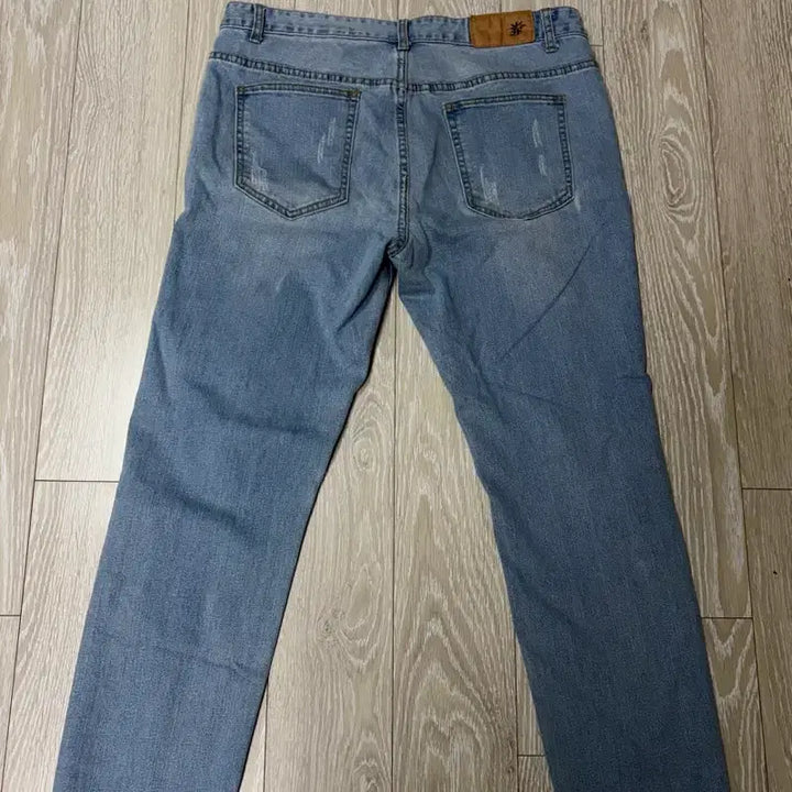 [BUNJANG] Denim Jeans L Size Pants / 청바지.긴바지.L사이즈.데님.바지.찢청.워싱바지.팬츠