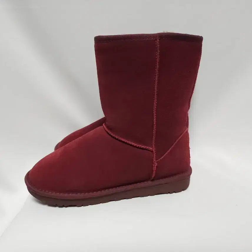 [BUNJANG] Samji Long Ugg Classic Deep Burgundy Ugg Boots (Pre-owned) / 쌈지 롱어그 클래식 딥버건디 어그부츠 거의새상품
