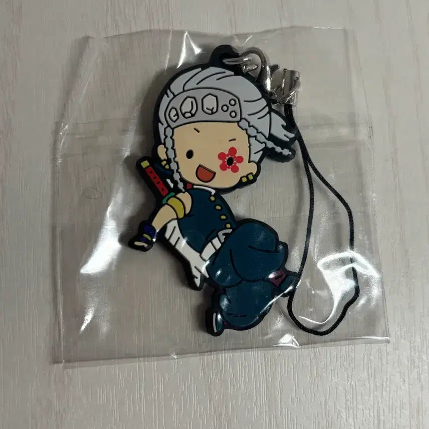 [BUNJANG] Demon Slayer Tengen Uzui Rubber Strap / 귀멸의 칼날 귀칼 우즈이 텐겐 러버스트랩