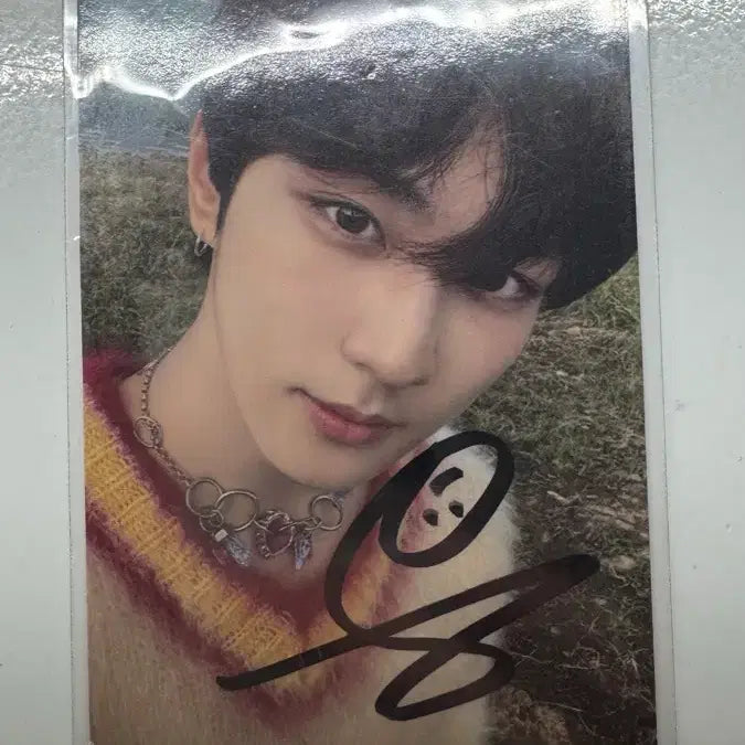 엔하이픈 정원 싸인 포토카드