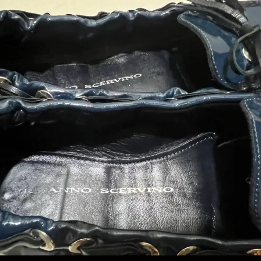 [BUNJANG] Ermanno Scervino Navy Leather Loafers / 에르마노 설비노 정품 로퍼 / 네이비 / 240 / 상태좋음