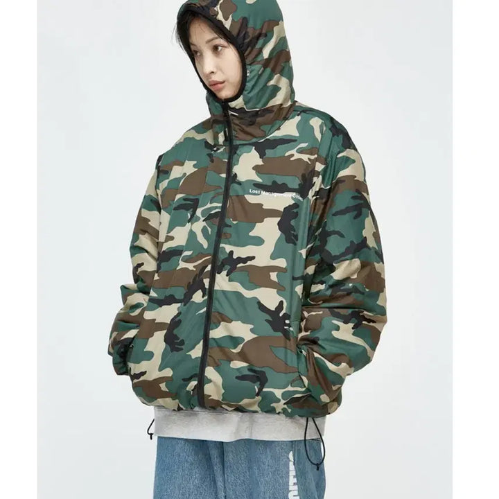 [BUNJANG] LMC 3M Thinsulate Camo Reversible Padded Jacket / LMC 3M 신슐레이트 카모 양면 패딩