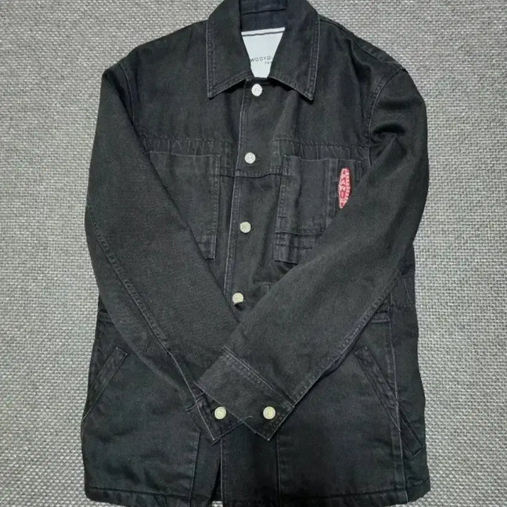 [BUNJANG] Wooyoungmi Black Patch Jacket 46 / 우영미 블랙패치자켓 청자켓 46