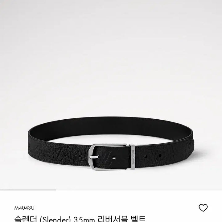 [BUNJANG] Louis Vuitton Taurillon Men's Belt / [새상품급/25년12월] 루이비통 토뤼옹 남자 벨트 신상
