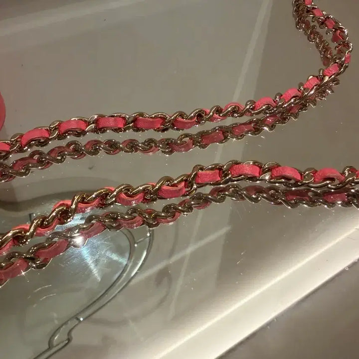 [BUNJANG] Chanel Small Pink Heart Bag / 샤넬 스몰 핑크 하트백