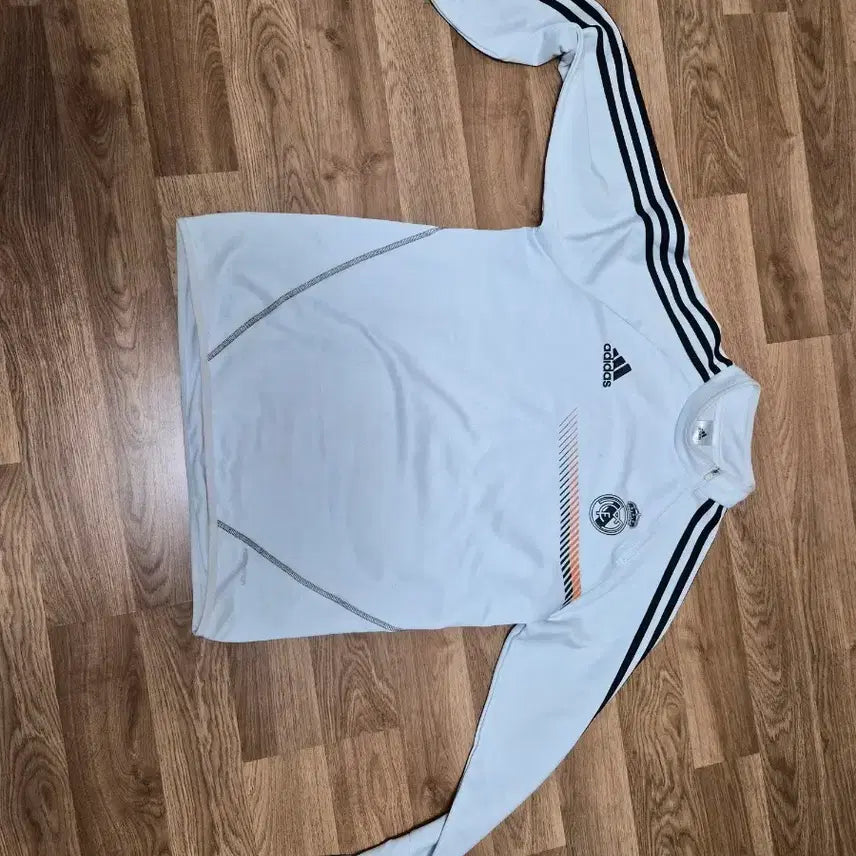 [BUNJANG] Real Madrid Adidas Long Sleeve T-shirt White / 아디다스 레알마드리드 긴팔 티셔츠 화이트