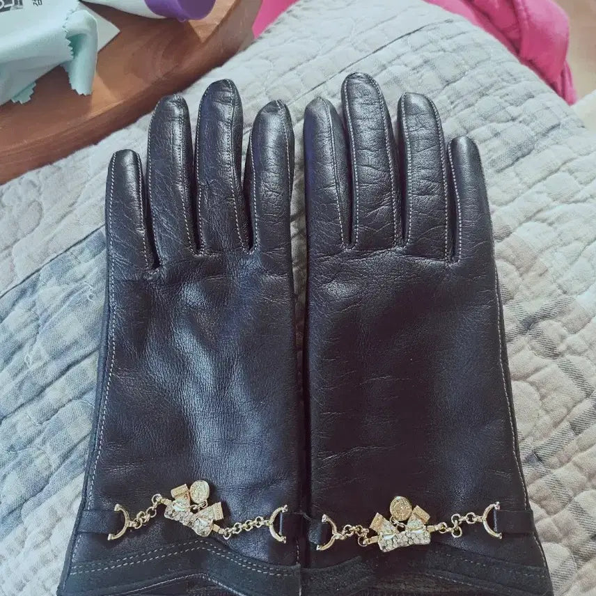 [BUNJANG] Metrocity Women's Leather Gloves / 메트로시트 여성 가죽장갑