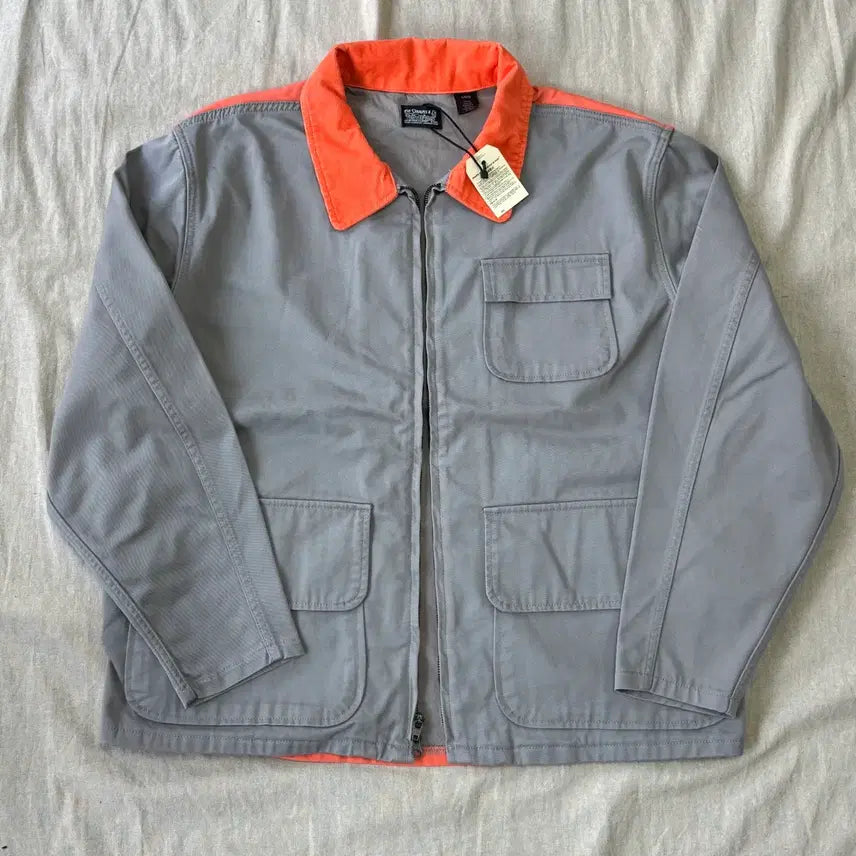 [BUNJANG] Levi's Grey Work Jacket / 리바이스 배색 그레이 워크자켓 L