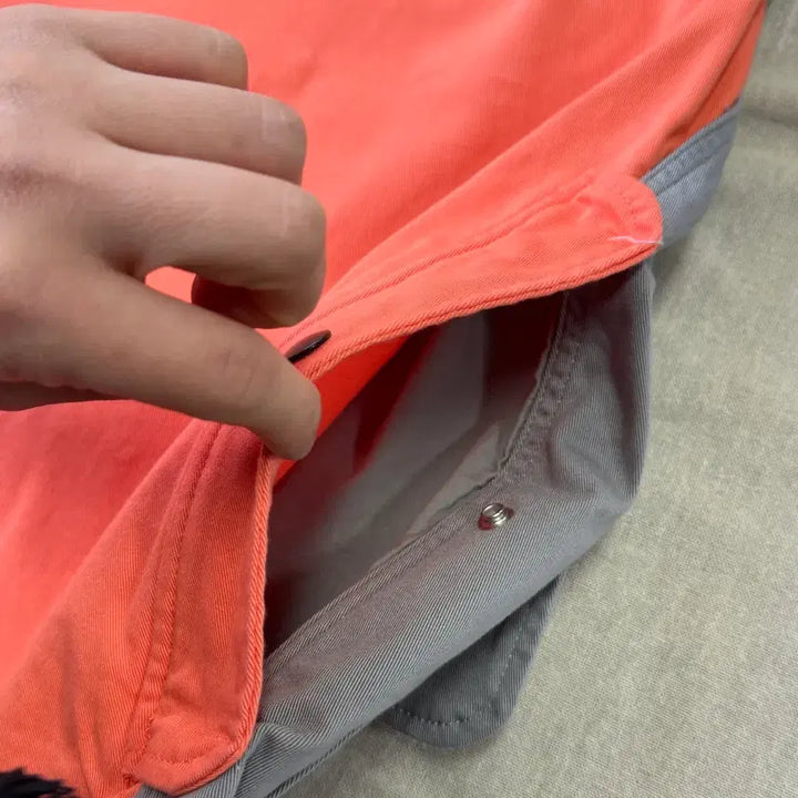 [BUNJANG] Levi's Grey Work Jacket / 리바이스 배색 그레이 워크자켓 L