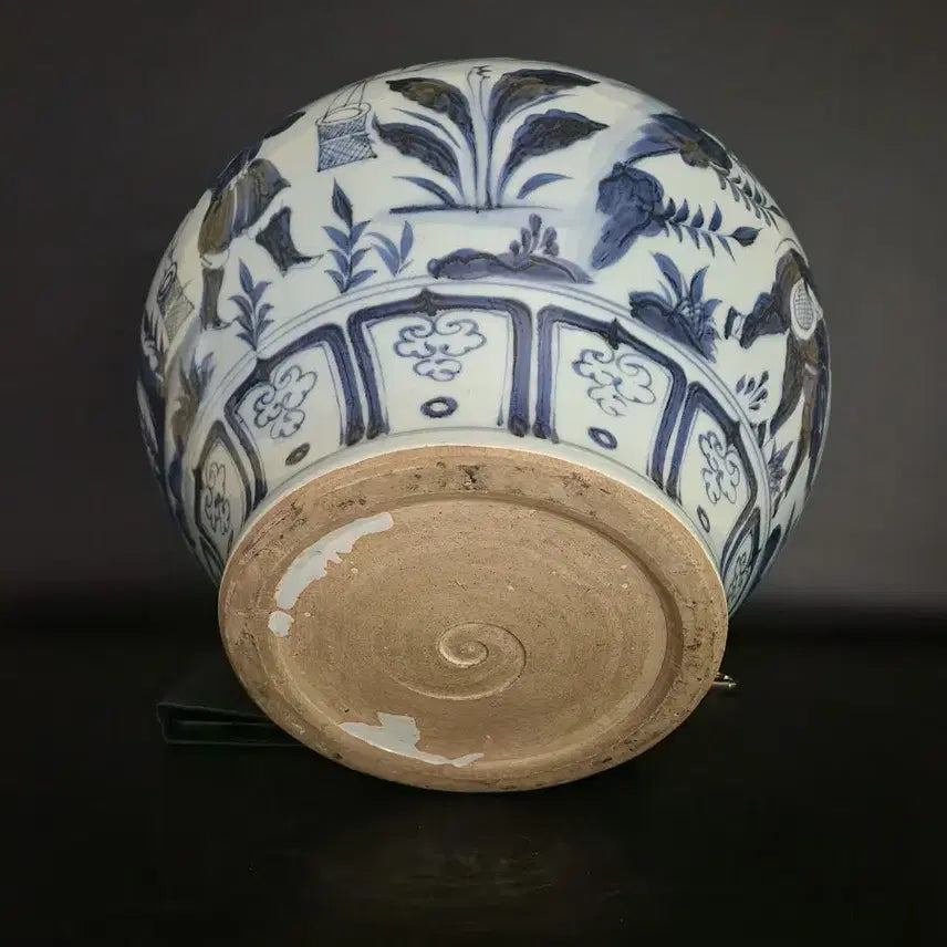 [SOLD OUT] 청화백자 대관 높이27.3cm 중국도자기