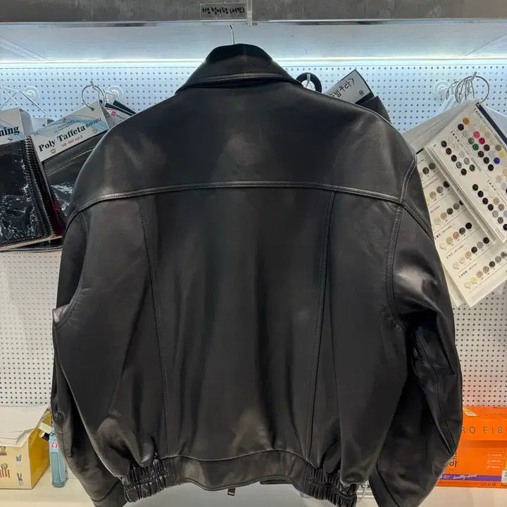[BUNJANG] Prage Real Leather Jacket / 프라게 리얼 가죽자켓 미착장 제품