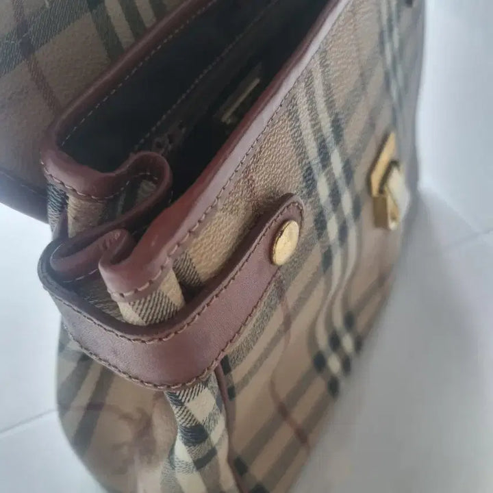 [BUNJANG] Burberry Nova Check Vintage Tote Bag / 버버리 노바체크 빈티지 토트백