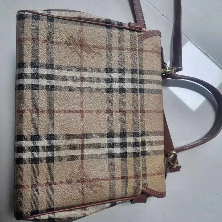 [BUNJANG] Burberry Nova Check Vintage Tote Bag / 버버리 노바체크 빈티지 토트백