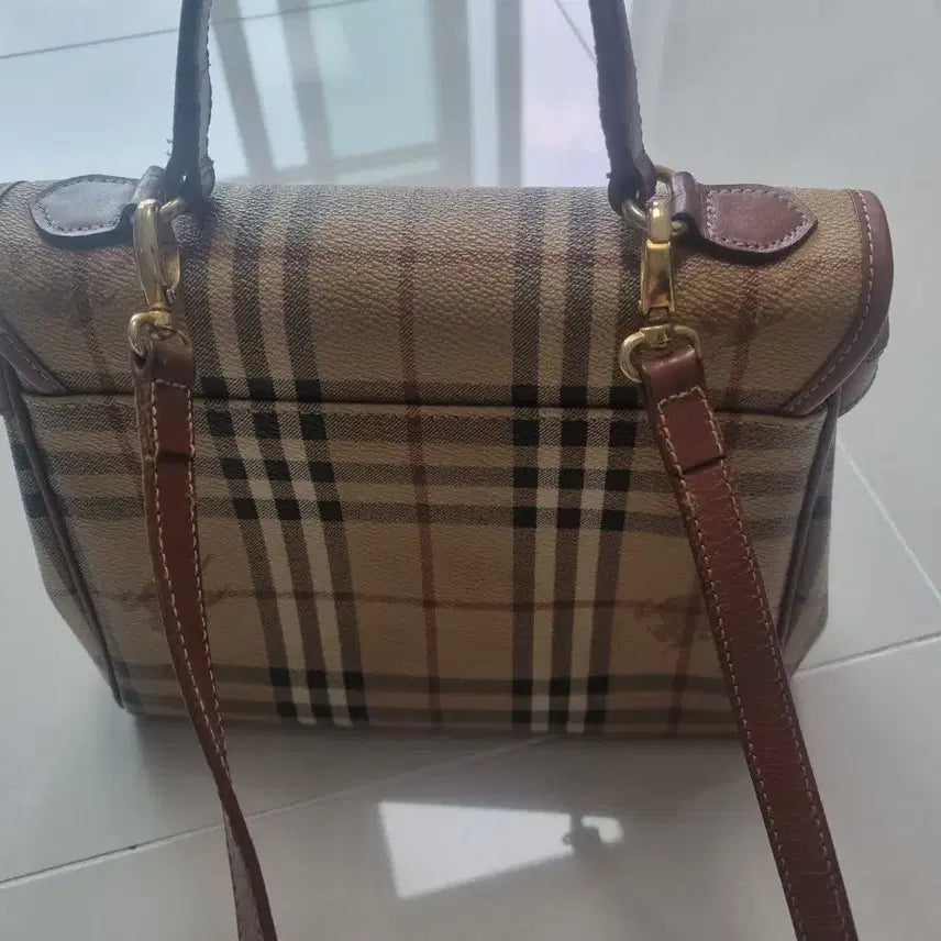 [BUNJANG] Burberry Nova Check Vintage Tote Bag / 버버리 노바체크 빈티지 토트백