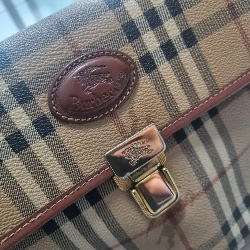 [BUNJANG] Burberry Nova Check Vintage Tote Bag / 버버리 노바체크 빈티지 토트백