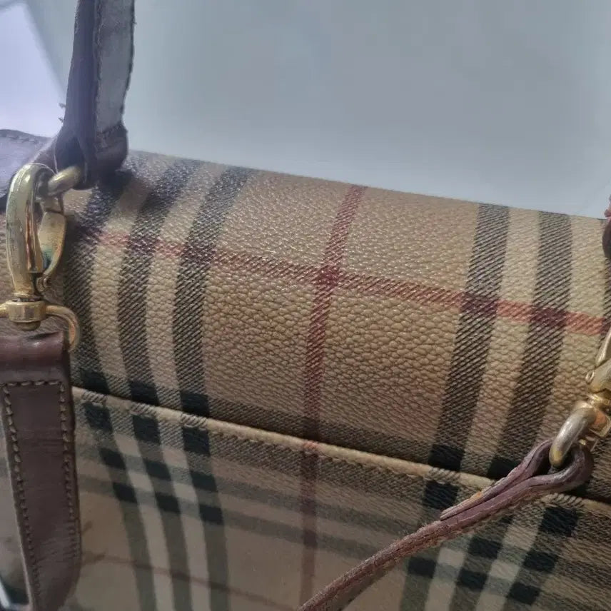 [BUNJANG] Burberry Nova Check Vintage Tote Bag / 버버리 노바체크 빈티지 토트백
