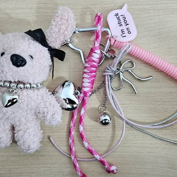 [BUNJANG] SEVENTEEN Doll Rabbit Keyring / 스콰즈 인형 토끼 키링 하트