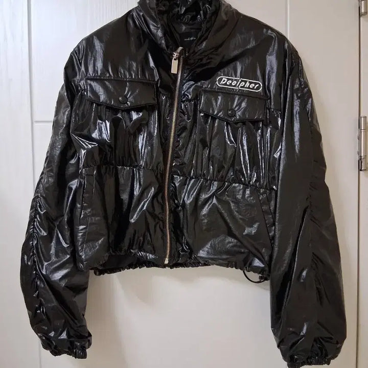 [BUNJANG] Egoist Ruched Crop Jumper / 에고이스트 셔링 크롭점퍼