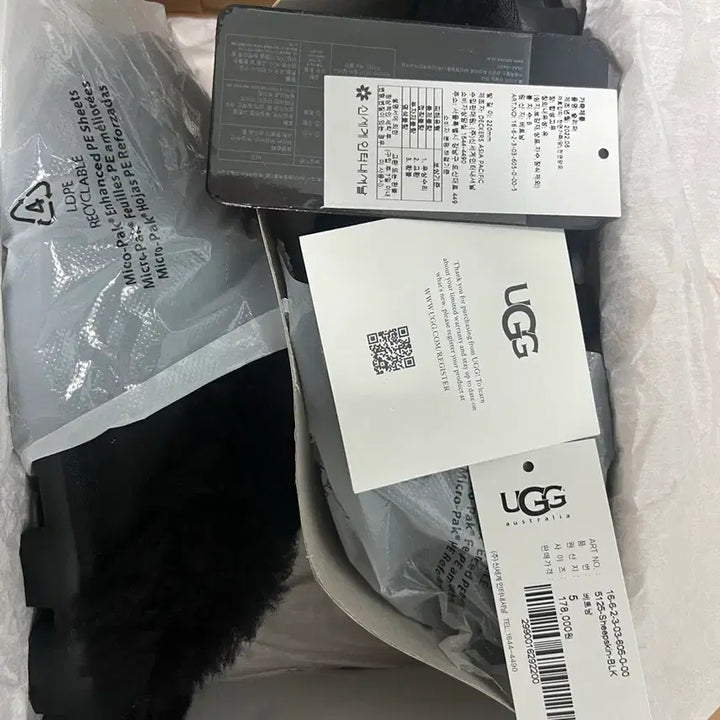 [BUNJANG] UGG Coquette Slipper Black 225 Size / [새상품] 어그 코케트 슬리퍼 블랙 225 size