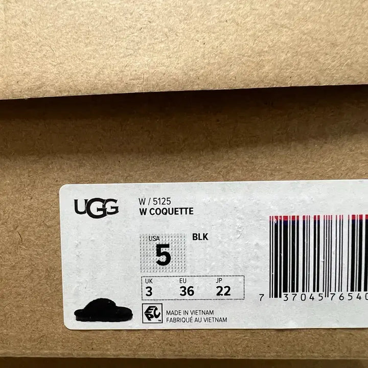 [BUNJANG] UGG Coquette Slipper Black 225 Size / [새상품] 어그 코케트 슬리퍼 블랙 225 size