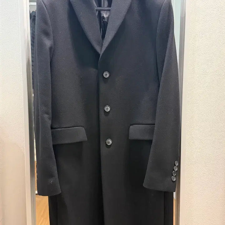 [SOLD OUT] Mamagari 마마가리 울 & 캐시미어 블랙 코트(남성 50사이즈)