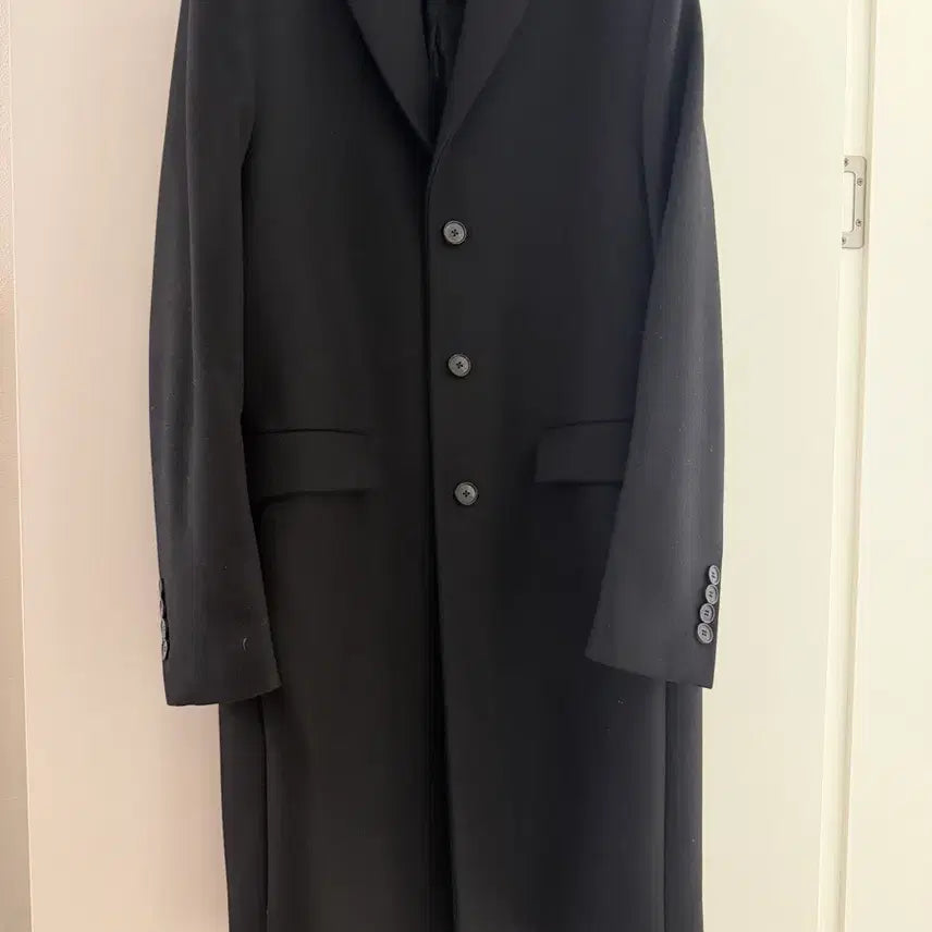 [SOLD OUT] Mamagari 마마가리 울 & 캐시미어 블랙 코트(남성 50사이즈)