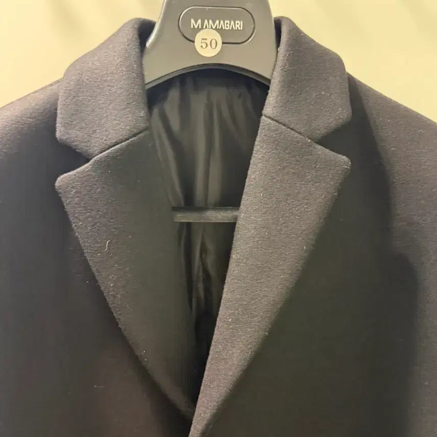 [SOLD OUT] Mamagari 마마가리 울 & 캐시미어 블랙 코트(남성 50사이즈)