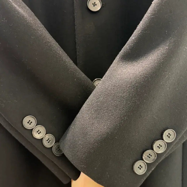 [SOLD OUT] Mamagari 마마가리 울 & 캐시미어 블랙 코트(남성 50사이즈)