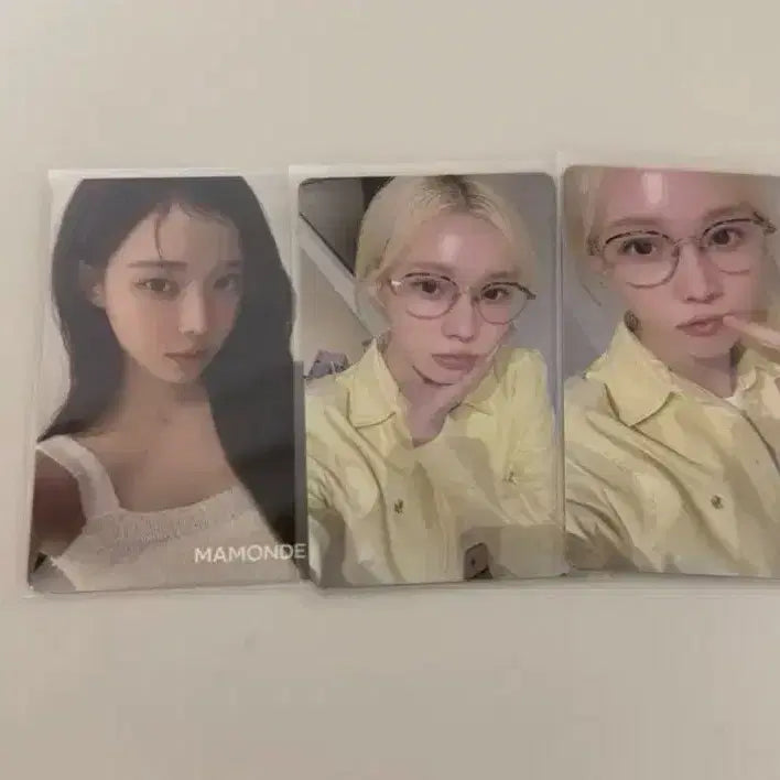 일괄] 에스파 윈터 마몽드 안경 포카 김민정 kms 걸스 미공포 조랭이