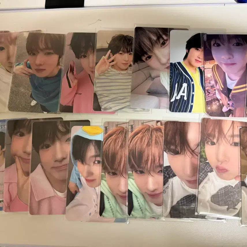 엔시티위시 사쿠야 포카 일괄+일본팬미팅키링