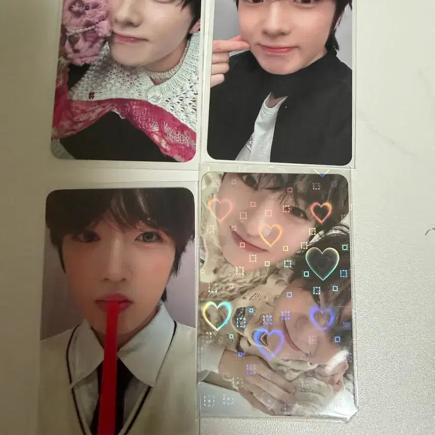 엔시티위시 사쿠야 포카 일괄+일본팬미팅키링