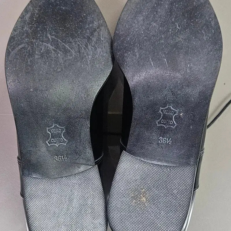 [BUNJANG] Vero Cuoio Pointed-Toe Leather Heels / vero cuoio 뽀족코 구두