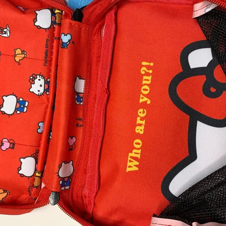 [BUNJANG] Hello Kitty Red Hanging Wash Bag / 헬로키티 레드 파우치 가방 여행용 행잉워싱백 벽걸이