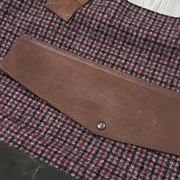 [BUNJANG] FELTED Wool &amp; Leather Cross Tote Bag / 이탈리아 FELTED 펠티드 울 &amp; 가죽 크로스 토트백