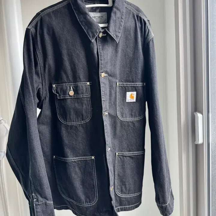 [BUNJANG] Carhartt Black Denim Jacket (L) / 칼하트 블랙 데님 자켓  (L)