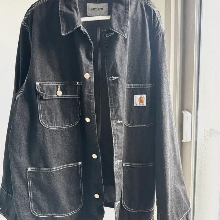 [BUNJANG] Carhartt Black Denim Jacket (L) / 칼하트 블랙 데님 자켓  (L)