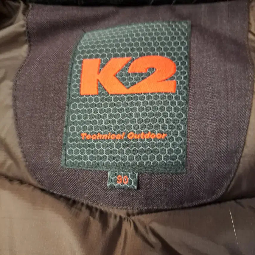 [BUNJANG] K2 Hooded Black Padded Coat (Size 90) / K2. 후드 퍼 블랙 패딩 코트사이즈90