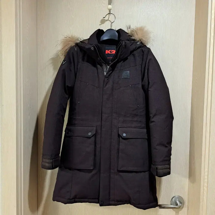 [BUNJANG] K2 Hooded Black Padded Coat (Size 90) / K2. 후드 퍼 블랙 패딩 코트사이즈90