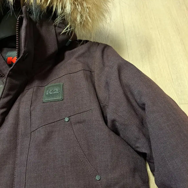 [BUNJANG] K2 Hooded Black Padded Coat (Size 90) / K2. 후드 퍼 블랙 패딩 코트사이즈90