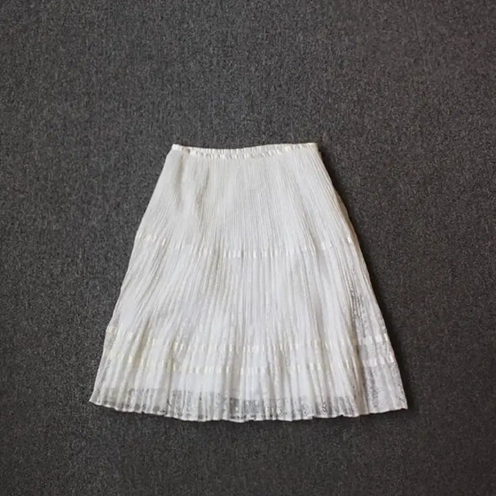 [BUNJANG] Clatas Lace Pleated Skirt / Clatas 레이스 플리츠 스커트