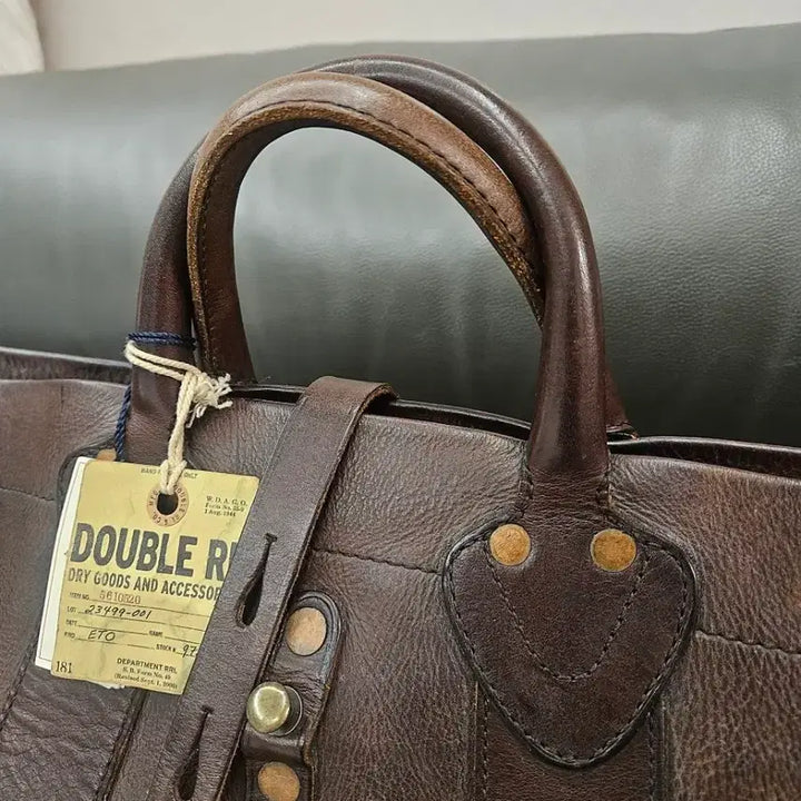 [SOLD OUT] RRL 더블알엘 폴로 가죽 빅 토트백 미사용 신품